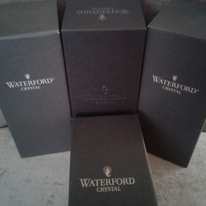 4 New In Box Waterford Crystal "Aurora" Glasses
